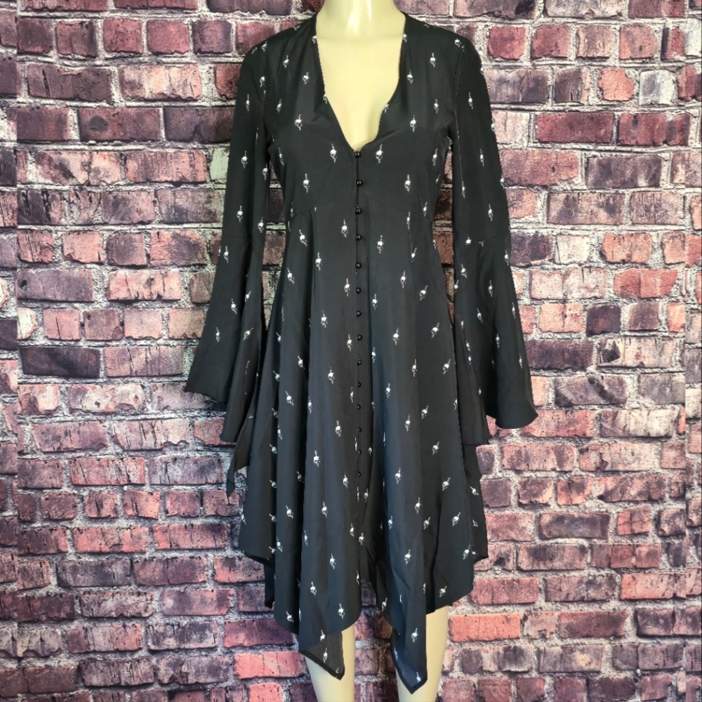 Killstar Bury The Hatchets Asymmetrical Dress